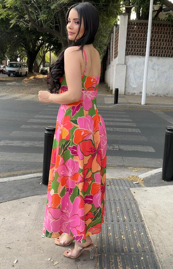 Vestido Floral Tirantes
