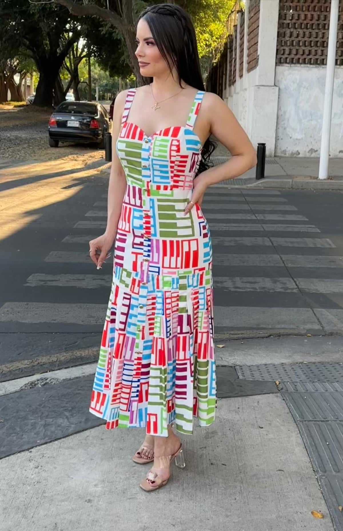 Vestido Tirantes Notas