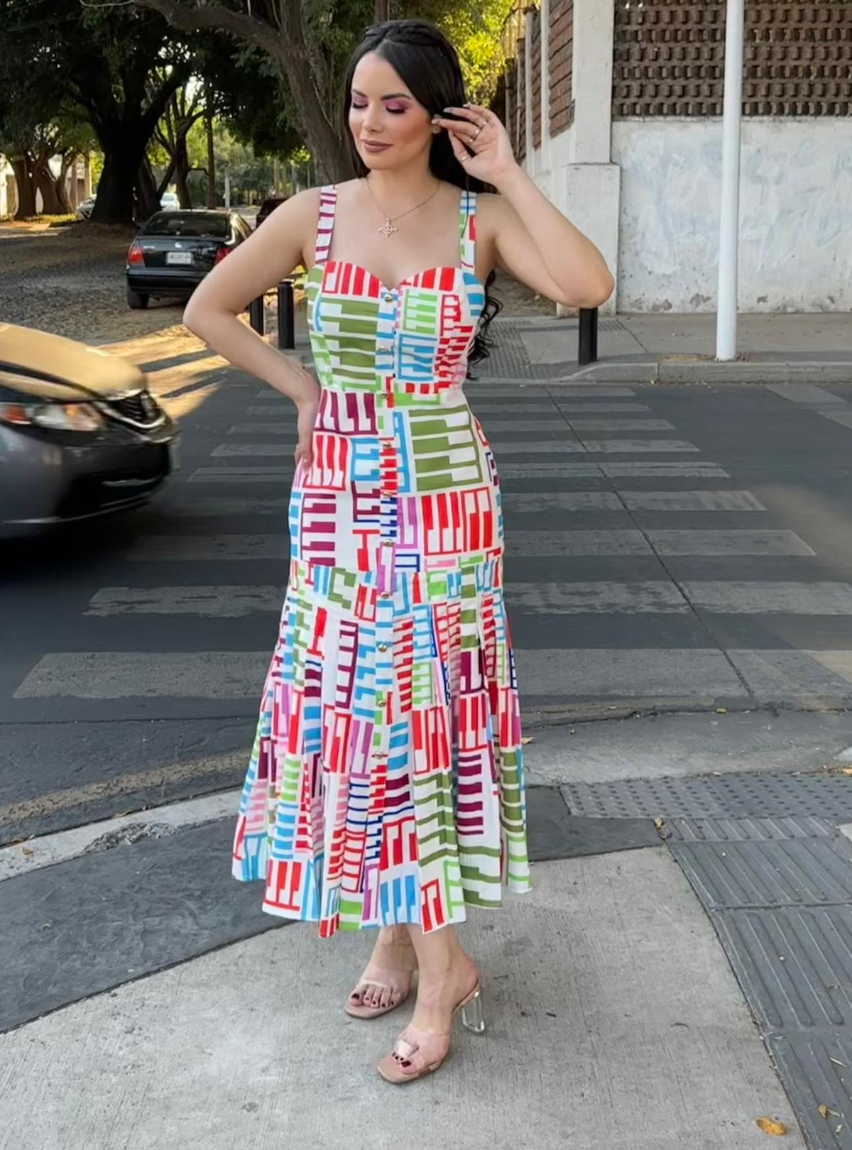 Vestido Tirantes Notas