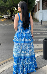 Set Falda Talavera Azul