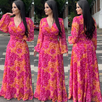 Vestido Rosa Peonias