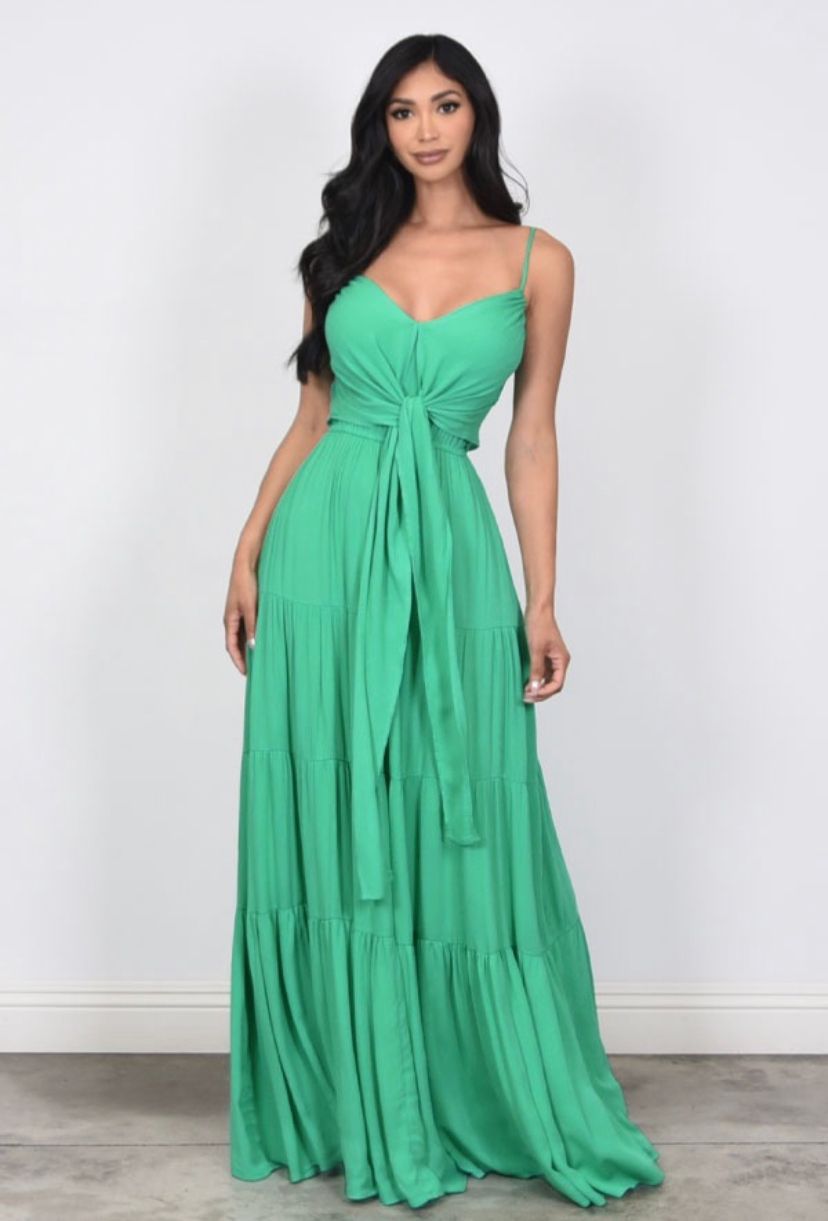 Vestido Verde Limon