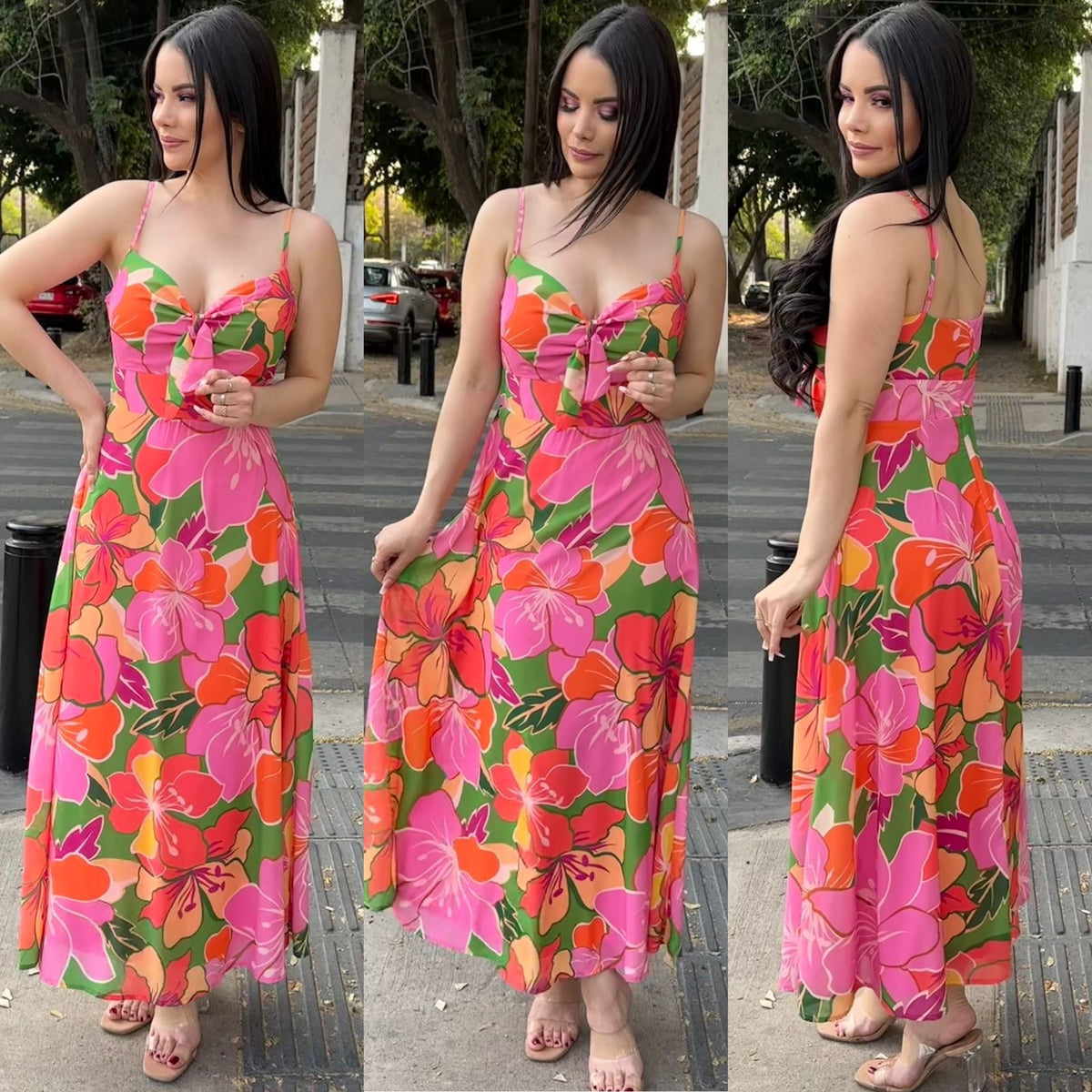 Vestido Floral Tirantes