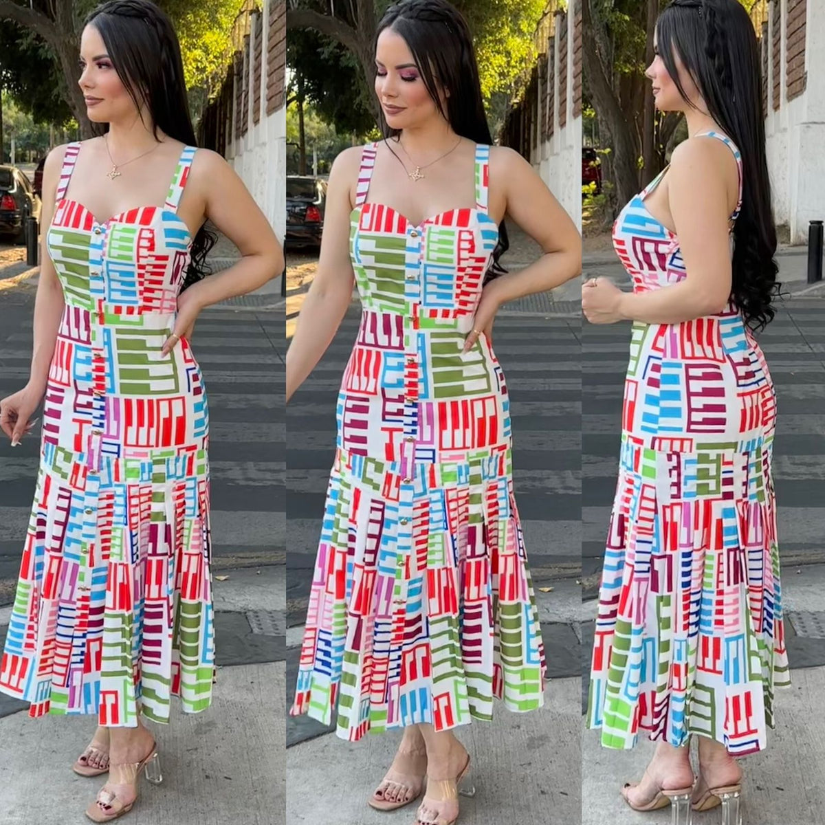 Vestido Tirantes Notas