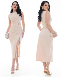 Vestido Ajustado Abierta