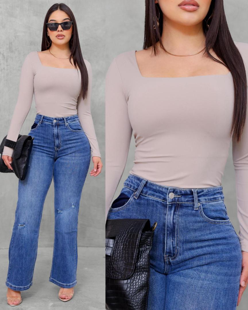 pantiblusa manga larga