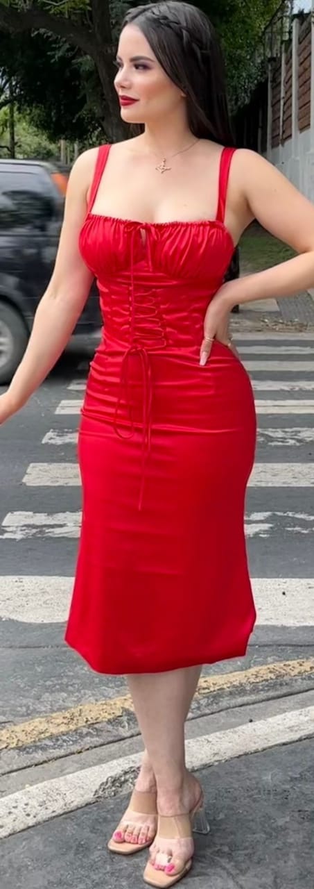 Vestido Coquette Rojo