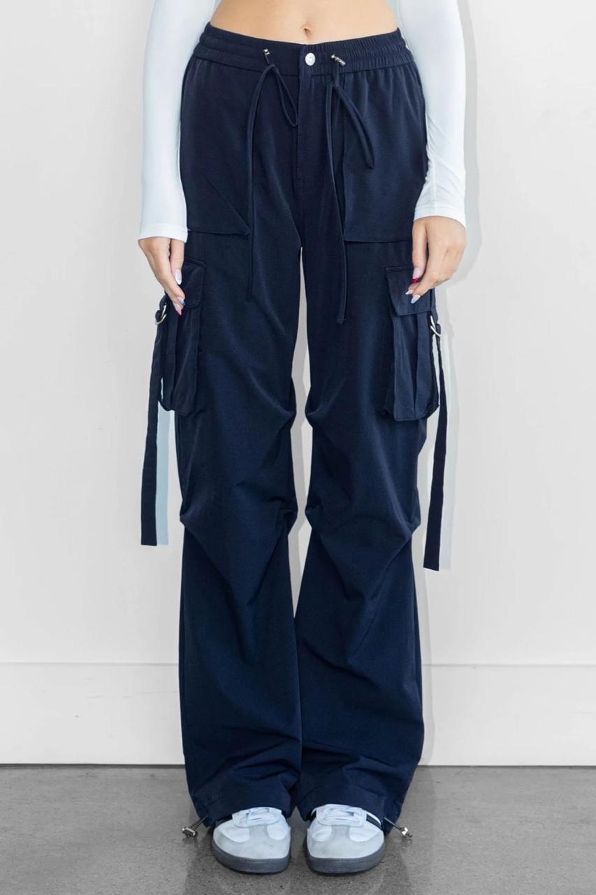 Pantalon Tipo Cargo Marino